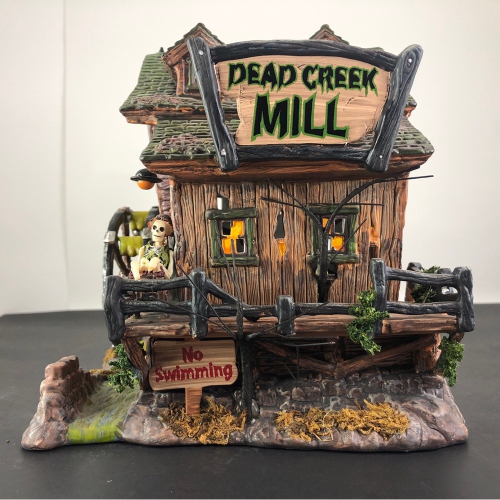 Department 56 56.54606 2006 Halloween Dead Creek Mill Collectible Building